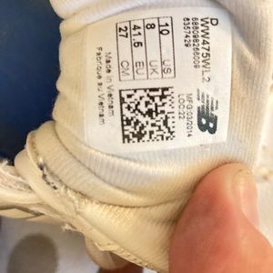 White new balance D ww475wl2